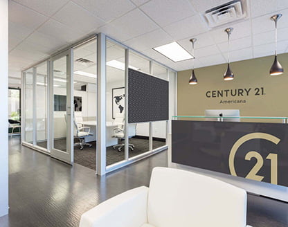 modern Century 21 office